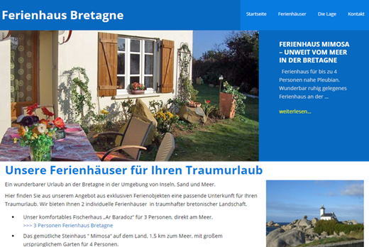 Ferienhaus Bretagne- Urlaubgeniessen.de