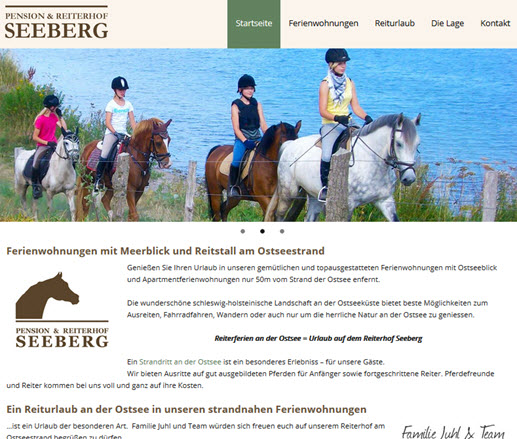 Ostsee-Seeberg.de – Reiterhof und Ferienwohnungen an der Ostsee